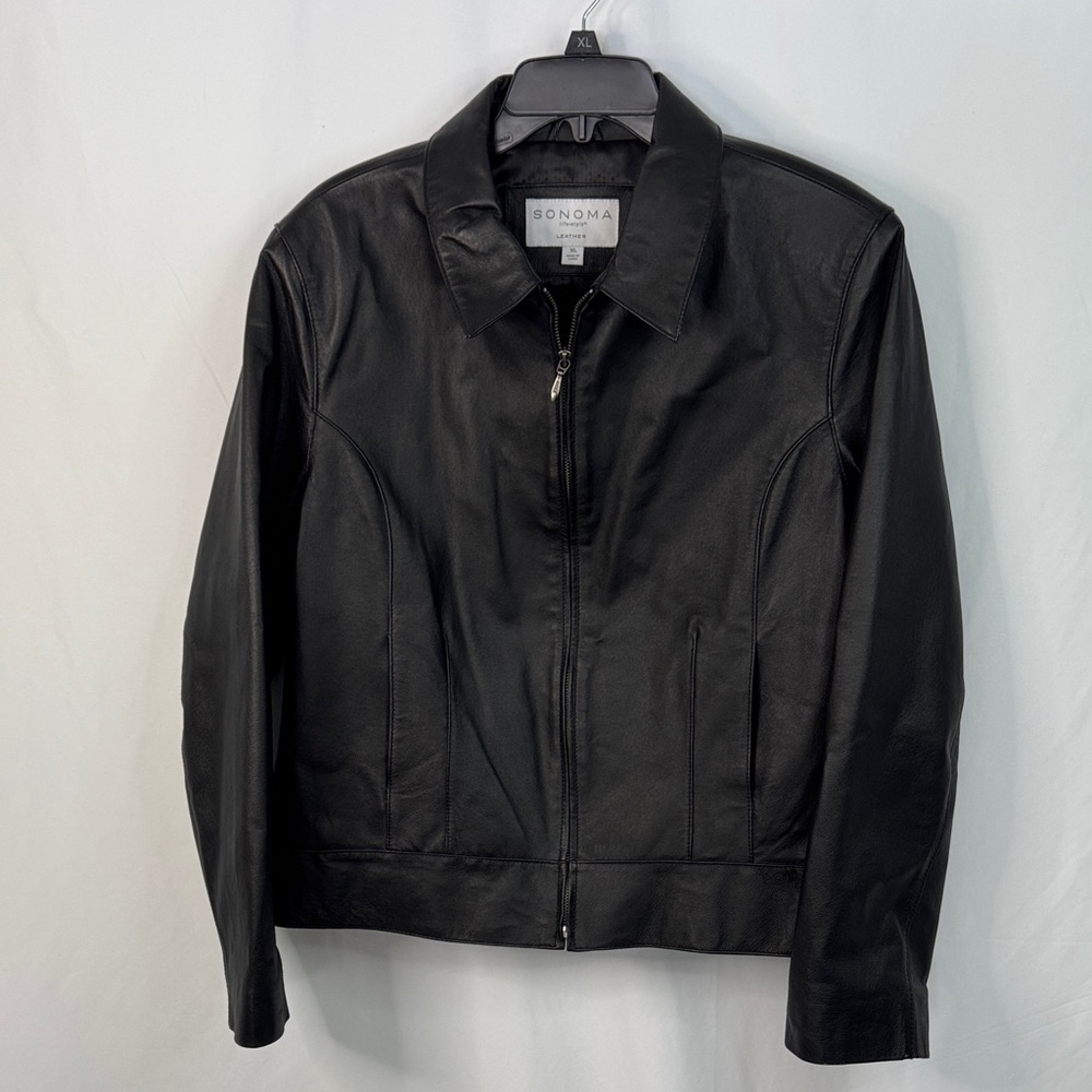 Sonoma Black Leather Jacket